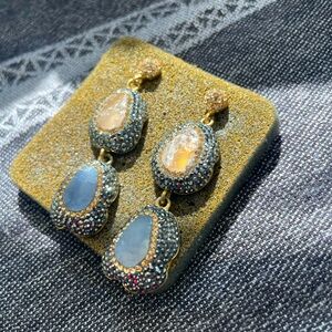 Turkish crystal earrings stunning